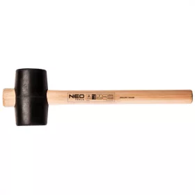 Gumikalapács 65Mm/425G Fanyelü Neo Tools