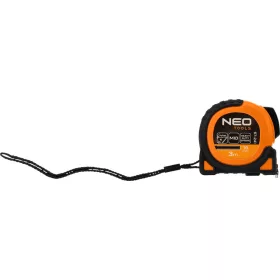  Mérőszalag 3M/16Mm Erős.Mágn.Autos.+Rögz Neo Tools Fekete