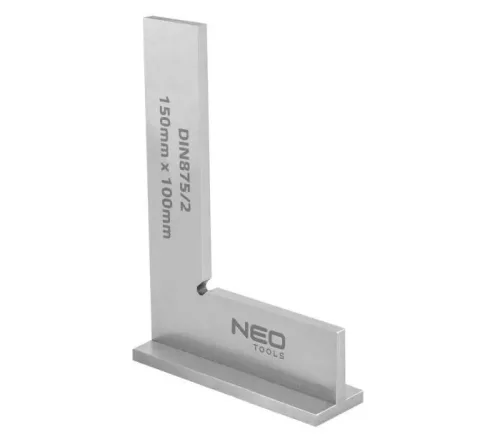 Derékszög lakatos 150100mm talpas d875 neo tools